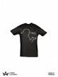 Camiseta Hombre Negra Silueta de Ezequiel Benitez