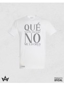 Camiseta Unisex Blanca QUE NOS HA PASADO? - Juan Peña