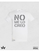 Camiseta Unisex Blanca NO ME LO CREO - Juan Peña