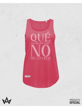 Camiseta Mujer Tirantas Color QUE NOS HA PASADO? - Juan Peña