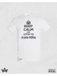 Camiseta Blanca KEEP CALM - Juan Peña