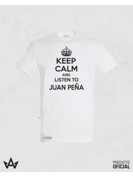 Camiseta Blanca KEEP CALM - Juan Peña